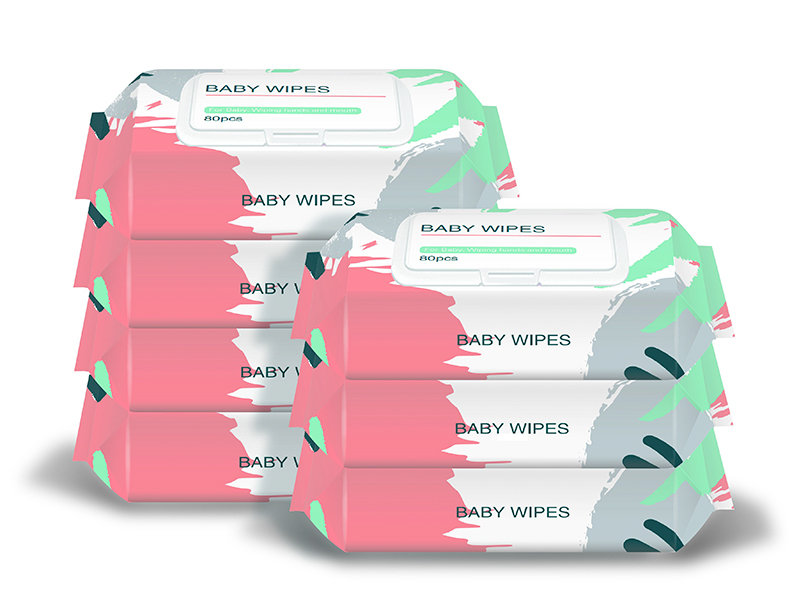 80pcs Baby Wipes na may Plastic na Takip