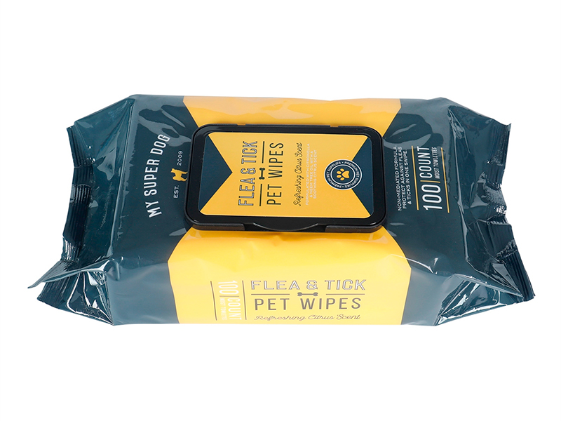 Mga wet wipes ng alagang hayop